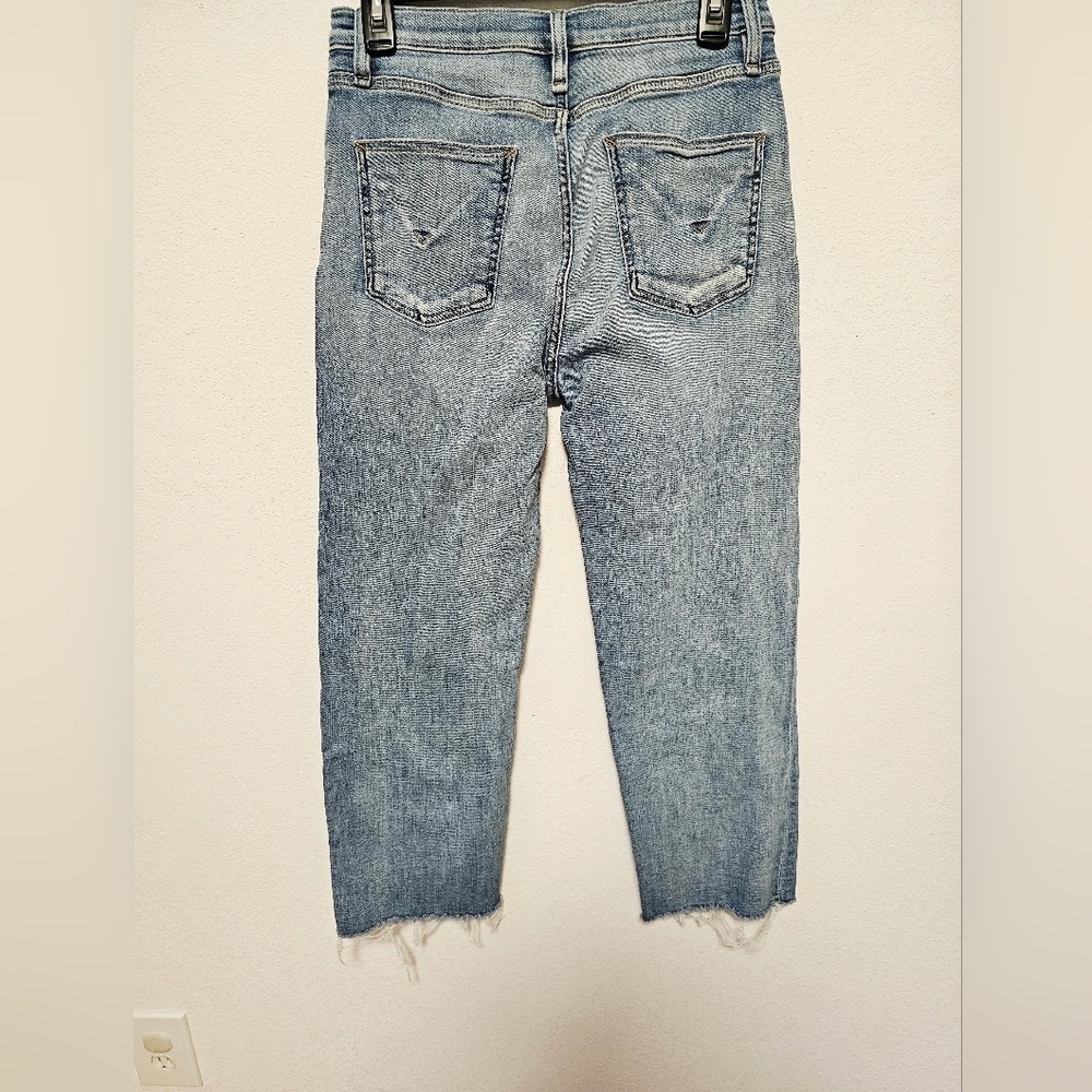 Hudson Remi Sunlight Raw Hem Ankle Women's Light Blue Jeans Size 29 - Picture 3 of 8